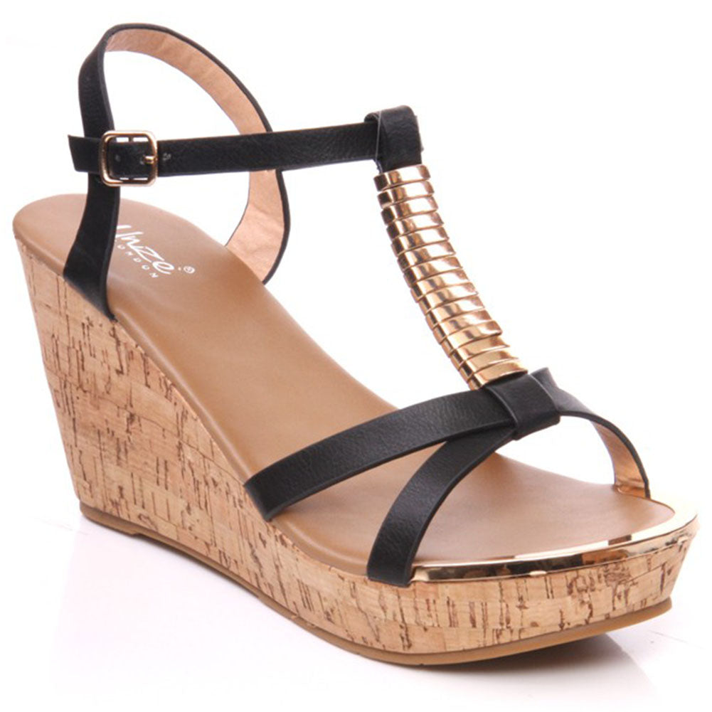 Womens 'Angelica' Wedge Strappy Sandal