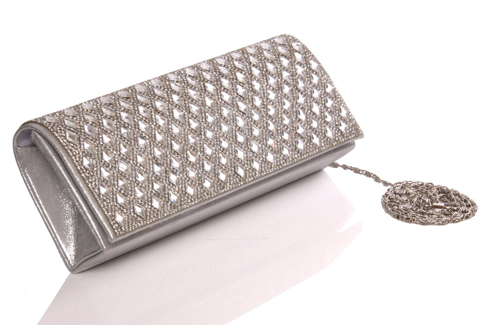 Womens ‘Violets’ Glamorous Detailing Handbag