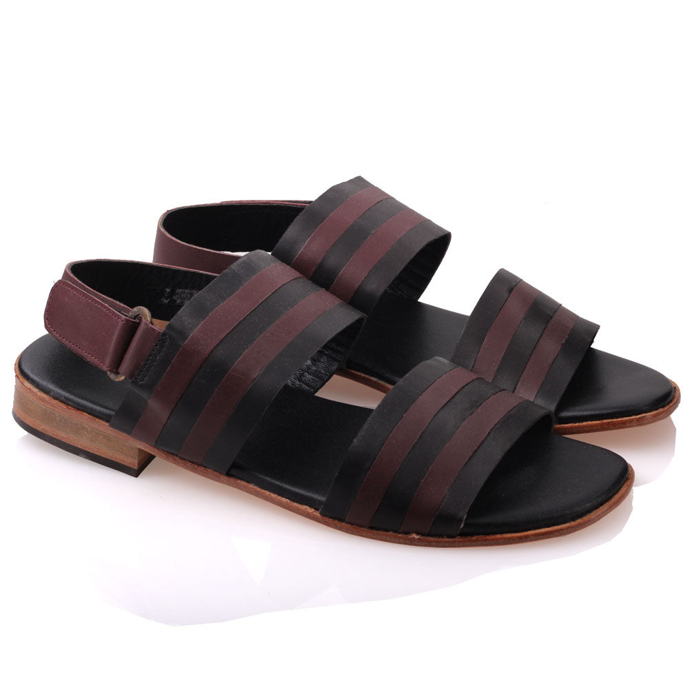 Mens ‘Aruba’ Leather Strappy Casual Sandals