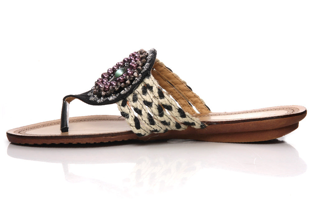 Womens Casual 'Hattie' Flat Thong Slipper