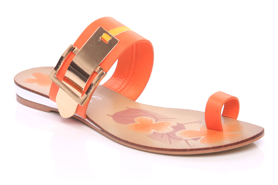 Womens 'Janiya' Casual Flat Toe Post Slipper