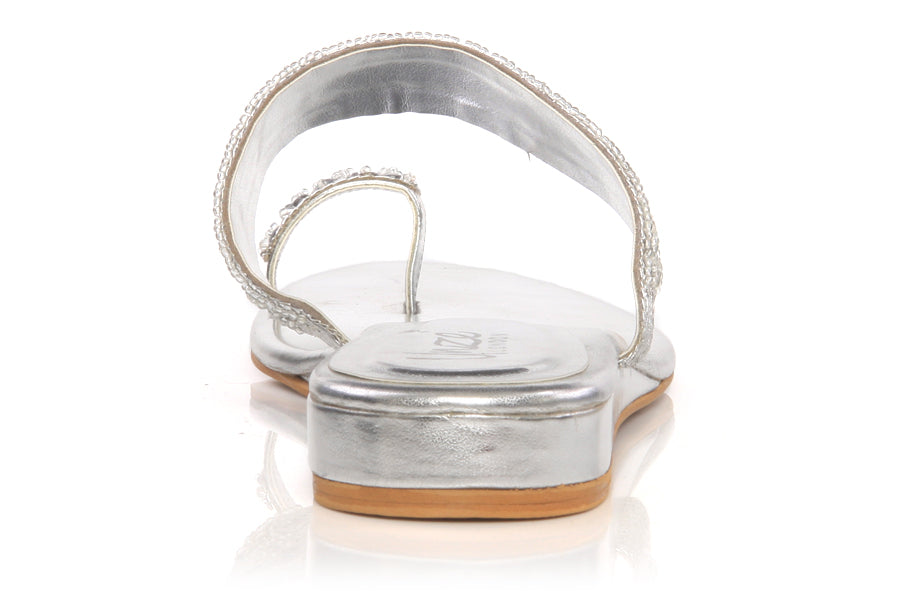 Womens Beaded Thong Slipper