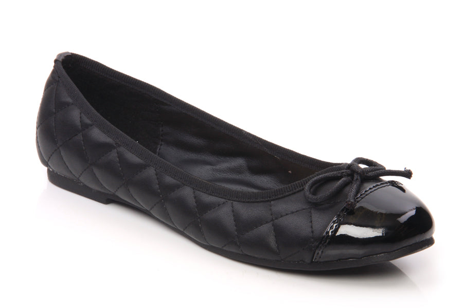 Women Casual Ballerina Pump Shoes with Flat Heel