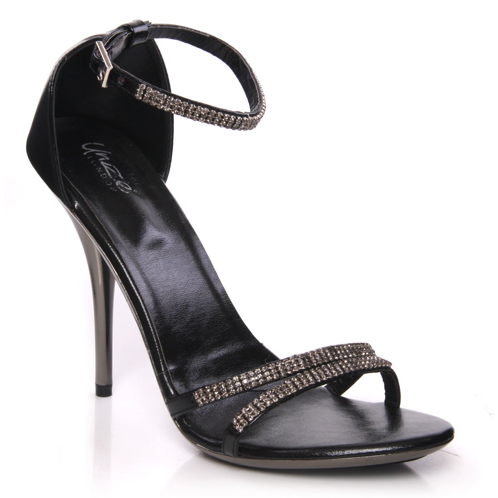 Womens Ankle Strap High Heel Sandal