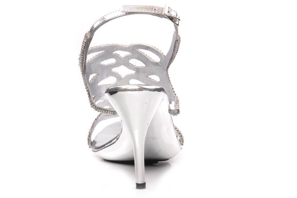 Womens Embellished High Heel Sandals
