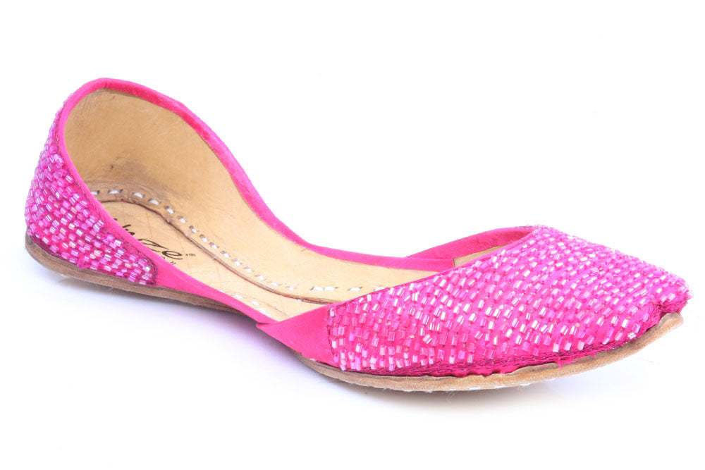 Womens Leather Indian Khussa Pumps