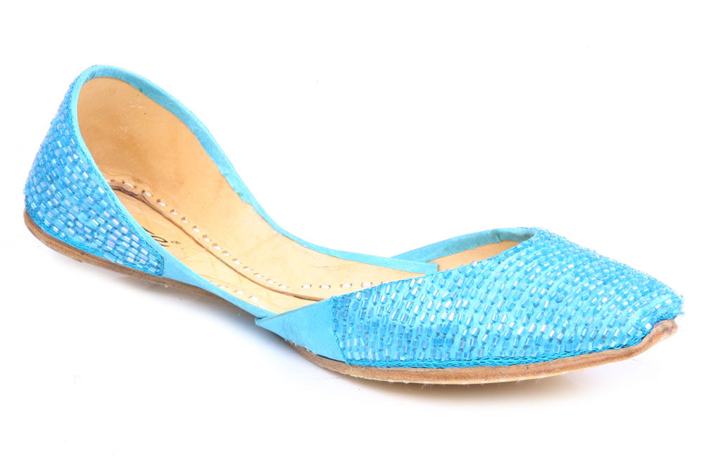 Womens Leather Indian Khussa Pumps