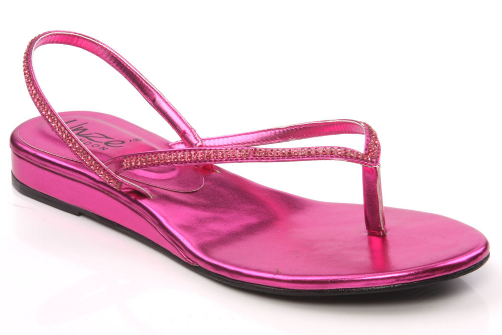 Womens 'Aniyea' Flat Thong Sandals