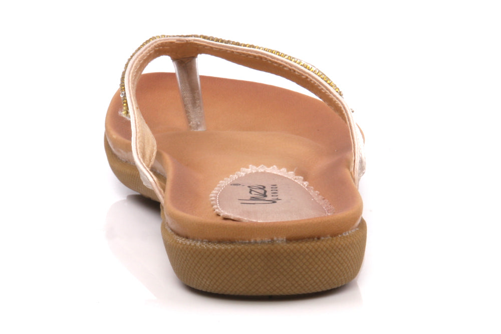 Womens 'Antonia' Flat Thong Slippers