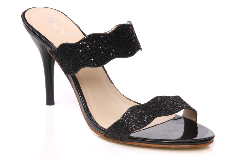 Womens 'Alessandra' Slip On Heel Sandal