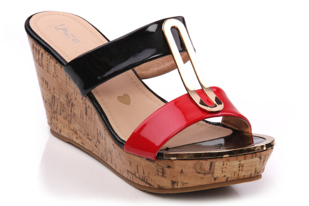 Womens 'Amie' High Wedge Sandal