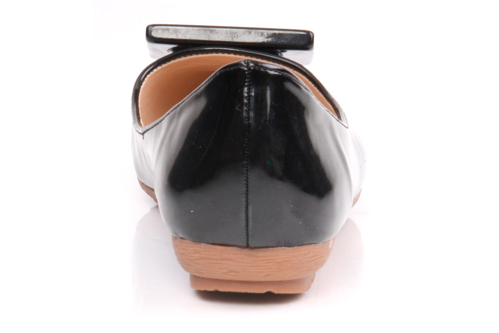 Womens Fashion Flat Pumps with Bow