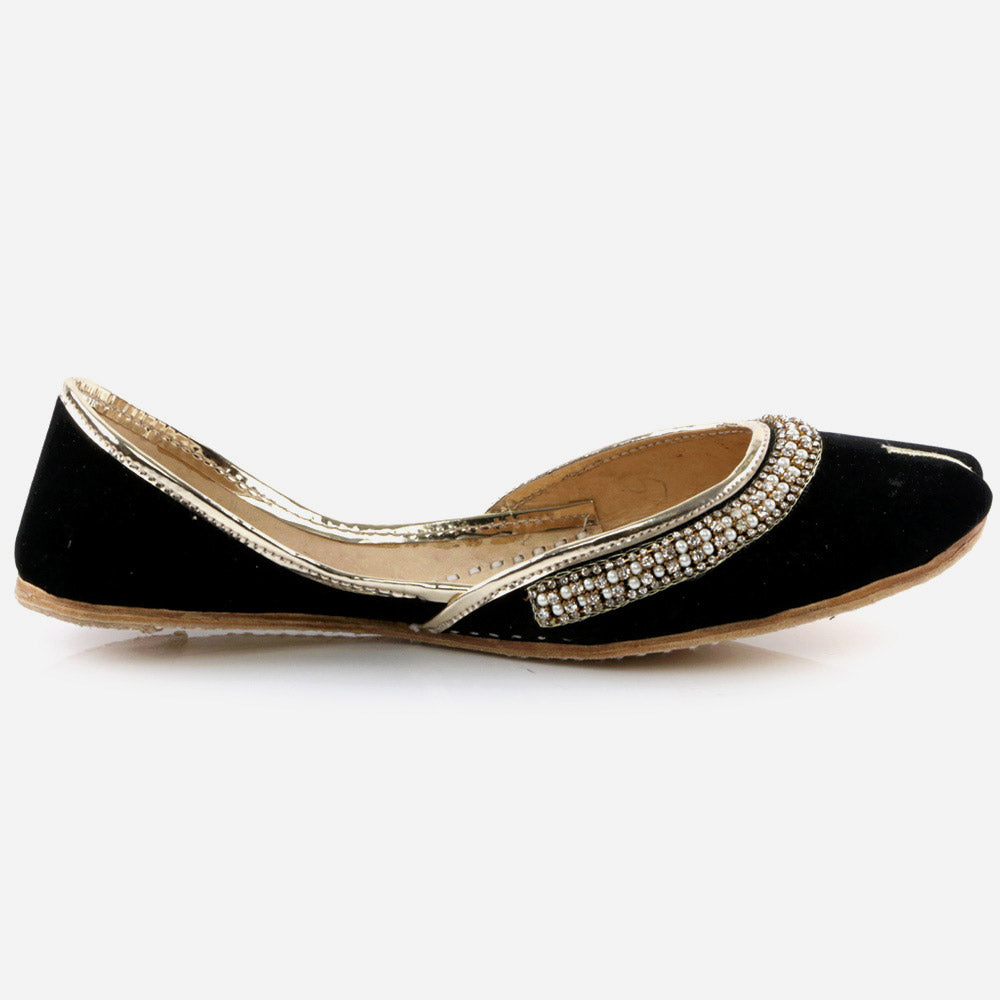 Women Ladies Fashion Mojaris Traditional Indian Wedding Bridal Slip Ons Evening Party Handmade Leather Khussa Pumps Shoes