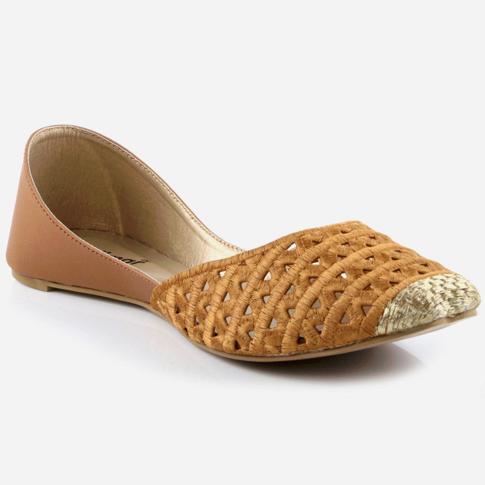 Women Ladies Sequins Decoration Ethnic Jotis Mojaris Traditional Indian Slip Ons Evening Party Handmade Leather Khussa Pumps Shoes