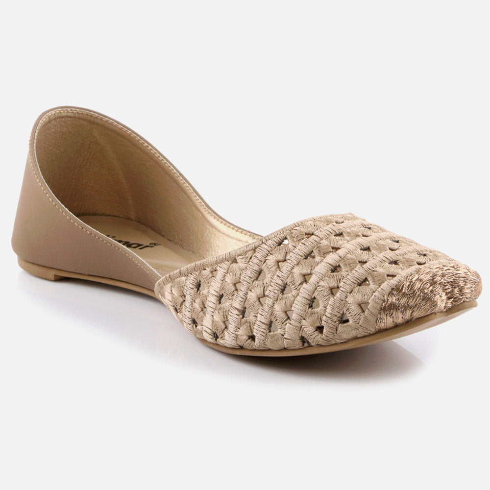 Women Ladies Sequins Decoration Ethnic Jotis Mojaris Traditional Indian Slip Ons Evening Party Handmade Leather Khussa Pumps Shoes